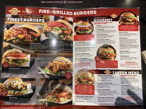 red robin menu|red robin menu dine in.